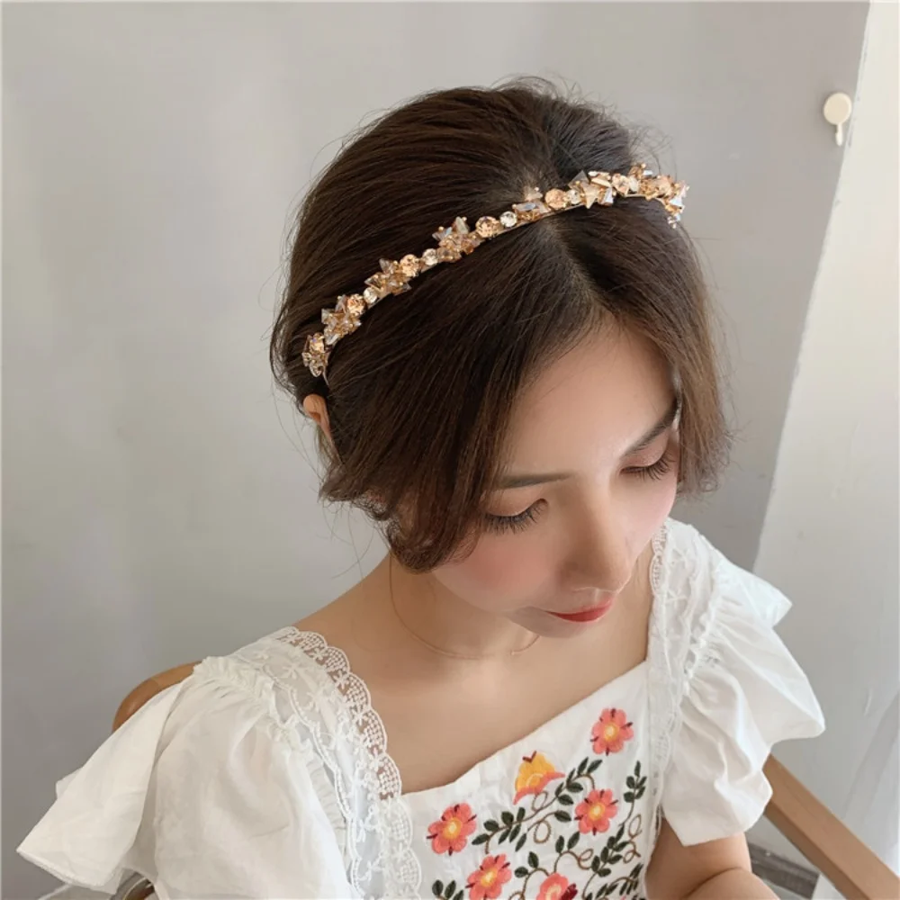 Luxury Crystal Headbands For Women Hairbands Girls Fashion Hair Hoop Headwear Wedding Party Hair Jewelry Accessories