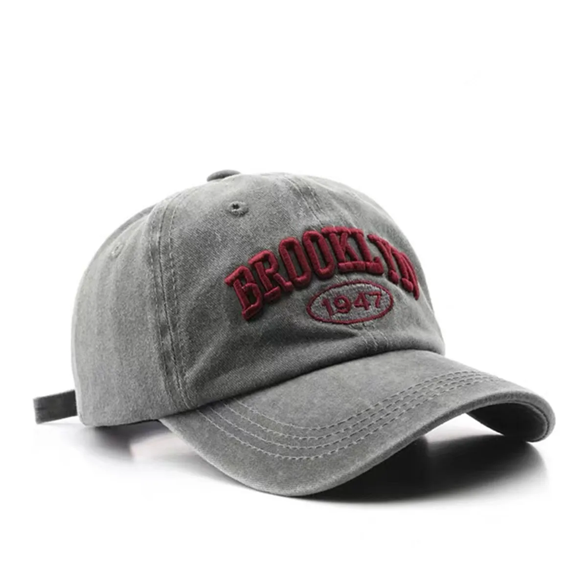 Male Vintage Letter Embroidered Duckbill Cap for Outdoor Travel,Female Sun Protection Shading,Couple Baseball Cap for daily wear