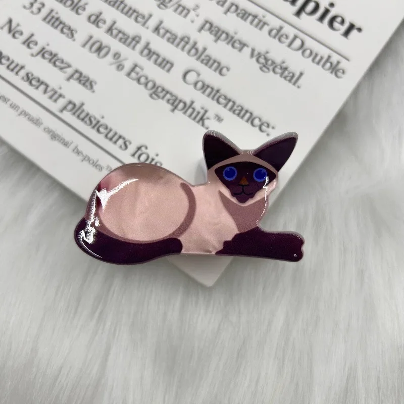 Cat Hairpin Lady Girl Cute Little Hairpin Short Long Hair Hairpin For Daughter Lover Girl School Partner