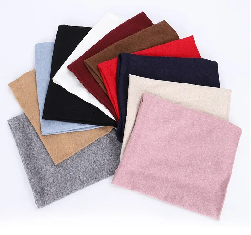 New Cashmere Winter Scarf for Boys Girls Women Men Knitted Scarves Cozy Spring Warm Children Elastic Mufflers Autumn Baby Scarf