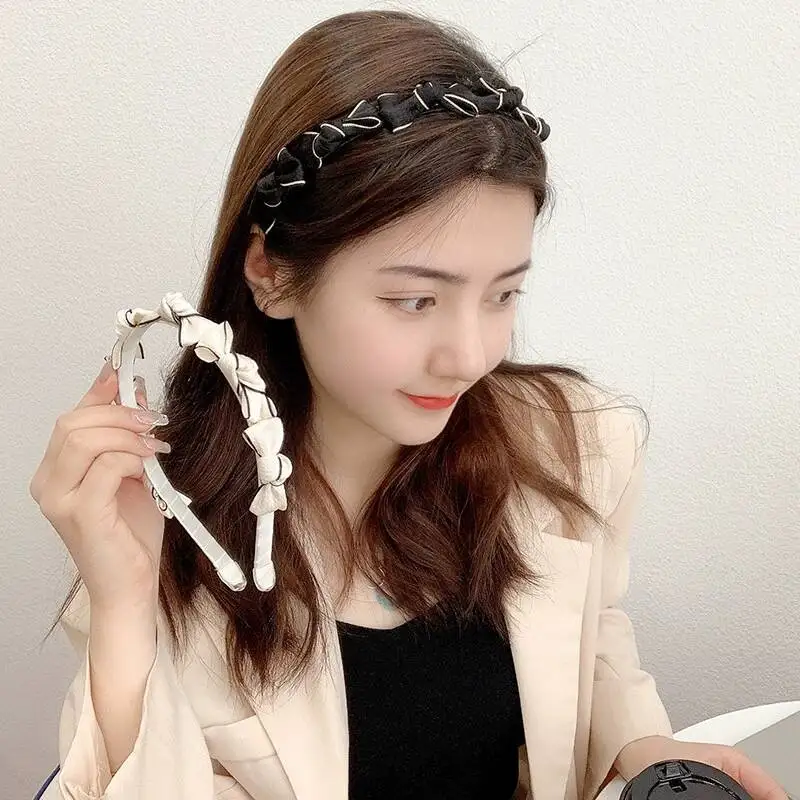 1pc Bow tie headband, Korean style temperament, small fragrance headband, hair clip, headband, pressure hair accessory