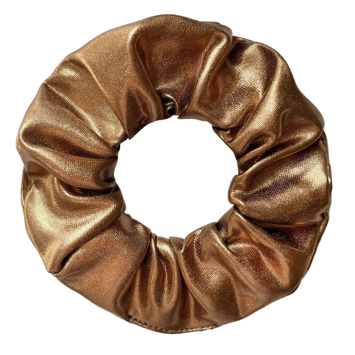 Wholesale 12pcs Metallic Color Scrunchies For Women Gold Silver Black Color Laser Effective Scrunches Set Girls Hair Rope Pack