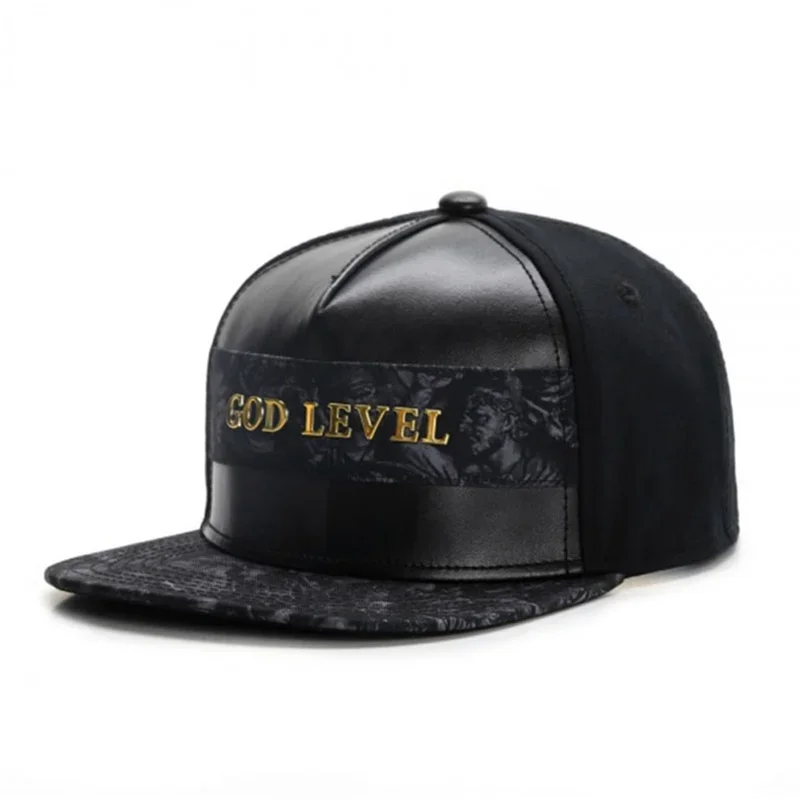 Luxury Brand Leather Baseball Cap for Men Women HipHop Knight Snapback Hat Kpop Adult Outdoor Casual Designer Gorras Hombre