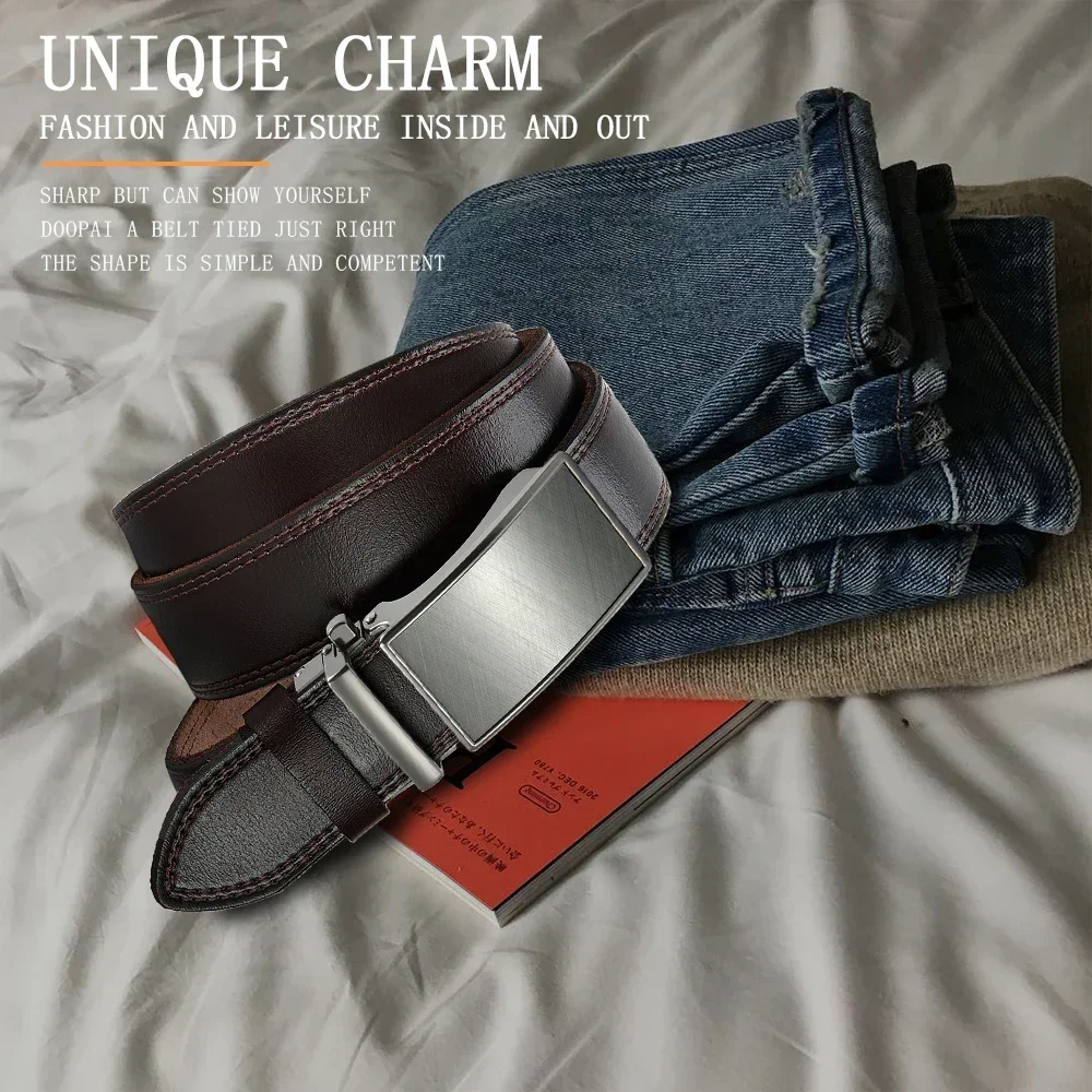 Famous Brand Belt Men Mens Belts Quality Genuine Luxury Leather Belt For Men Belt Male Strap Male Metal Automatic Buckle