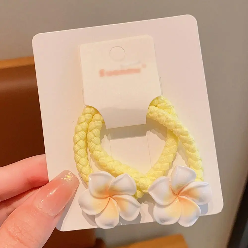 2/5PCS New Resin Hair Clip Mini Sweet Headrope Cherry Blossom Hair Accessories Girls