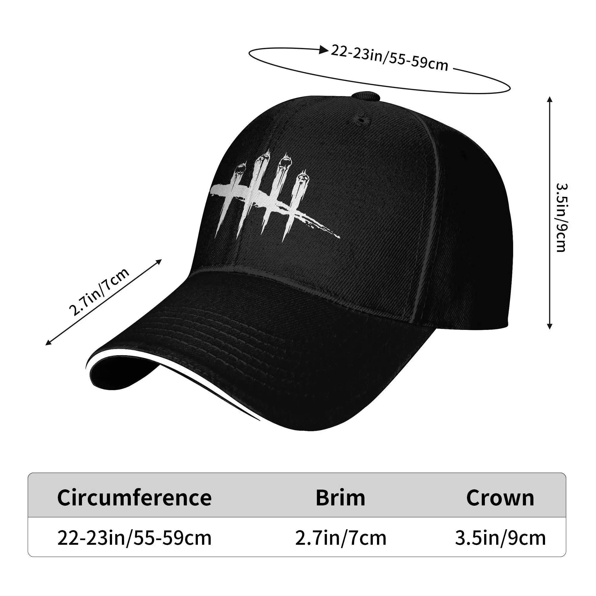 Deads By Daylight Casual Baseball Cap Summer Trucker Hat High Quality Outdoor Gym Snapback Cap Men Women y2k Cute Baseball Caps