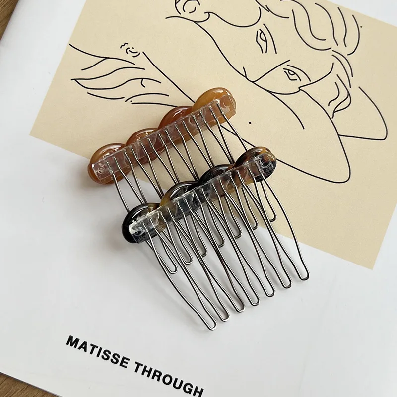 Twisted Hair Comb New Fashion HairClip Side Hair Elegant Hairpin Comb Headside Girl Hair Accessoires Pinzas Para El Cabello