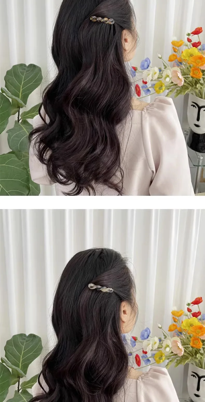 Twisted Hair Comb New Fashion HairClip Side Hair Elegant Hairpin Comb Headside Girl Hair Accessoires Pinzas Para El Cabello