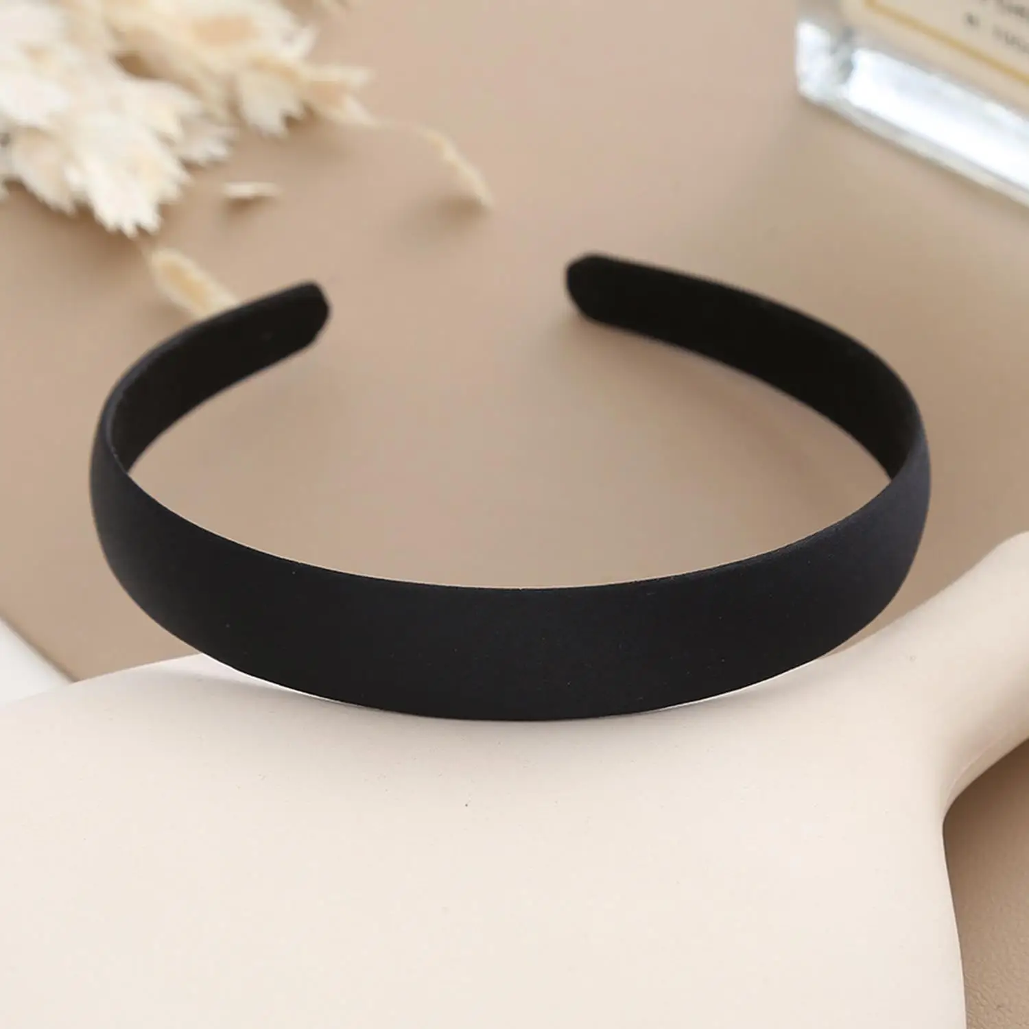 1PC Black Simple Wide Headband 1.5 2 2.5 3 cm Girls Women DIY Jewelry Material Cloth Headband Semi-finished Hair Accessories