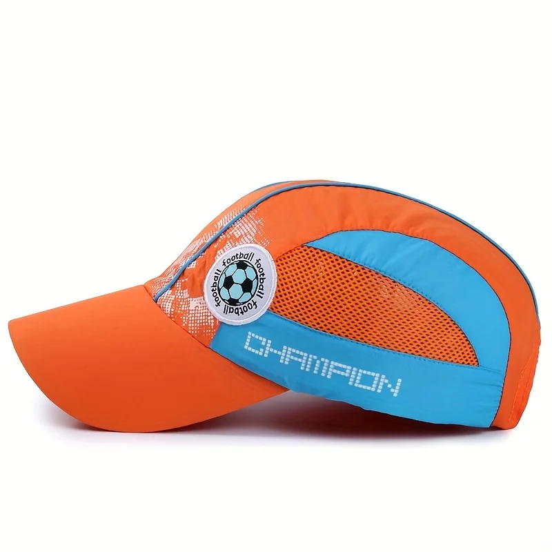 Summer Quick Dry Mesh Baseball Cap for Children Boys Girls Breathable Sport Dad Hat Snapback Comfortable Lightweight Cap