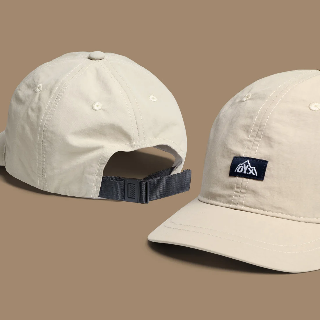 Vintage-Inspired Korean Baseball Cap Lightweight Quick-Dry Polyester, Adjustable Buckle Closure Sun Protection, Breathable Brim