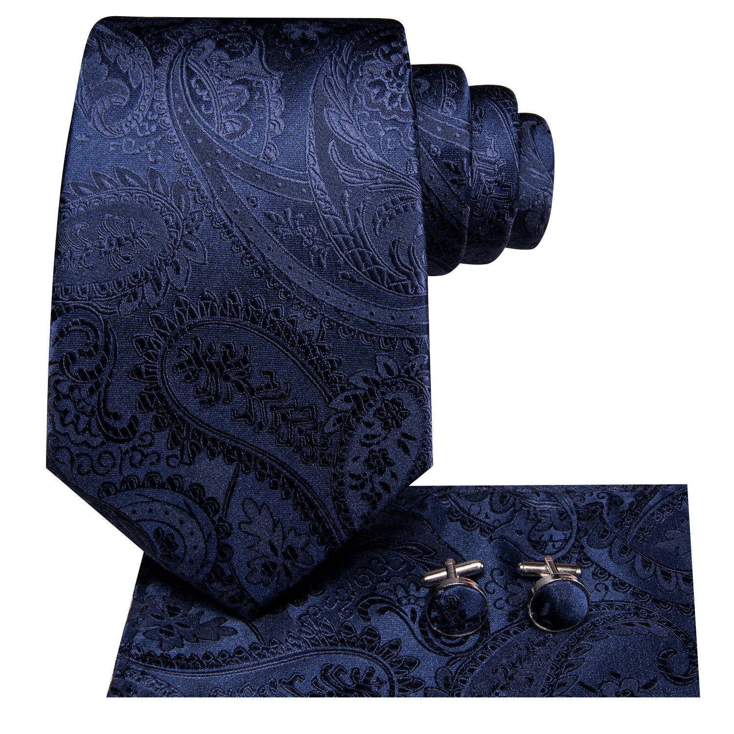 Paisley Blue Textured Printed Men's Ties Elegant Fashion Tie Accessories Daily Ties Wedding silk Party Gift Sets