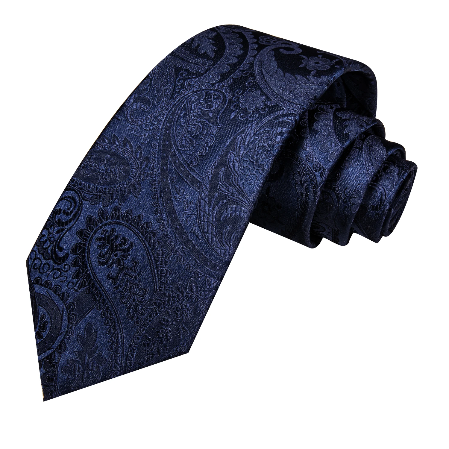 Paisley Blue Textured Printed Men's Ties Elegant Fashion Tie Accessories Daily Ties Wedding silk Party Gift Sets