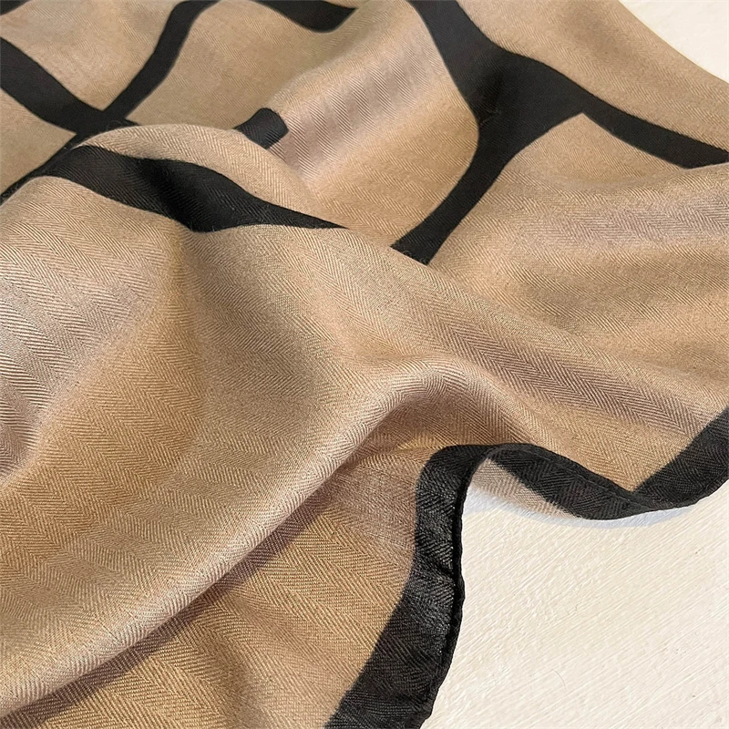Fashion Handkerchief Print 68*68cm Silk Satin Neck Scarf Women Small Shawl Hair Female Office Lady Bandanna Solid
