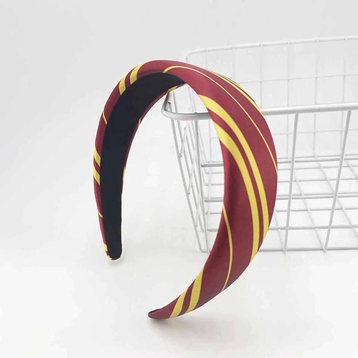 1/4 PCS Magic College Wizard Slytherin Costume Cosplay Style Vintage Hair Hoop Striped Girls Silk Headband Accessories