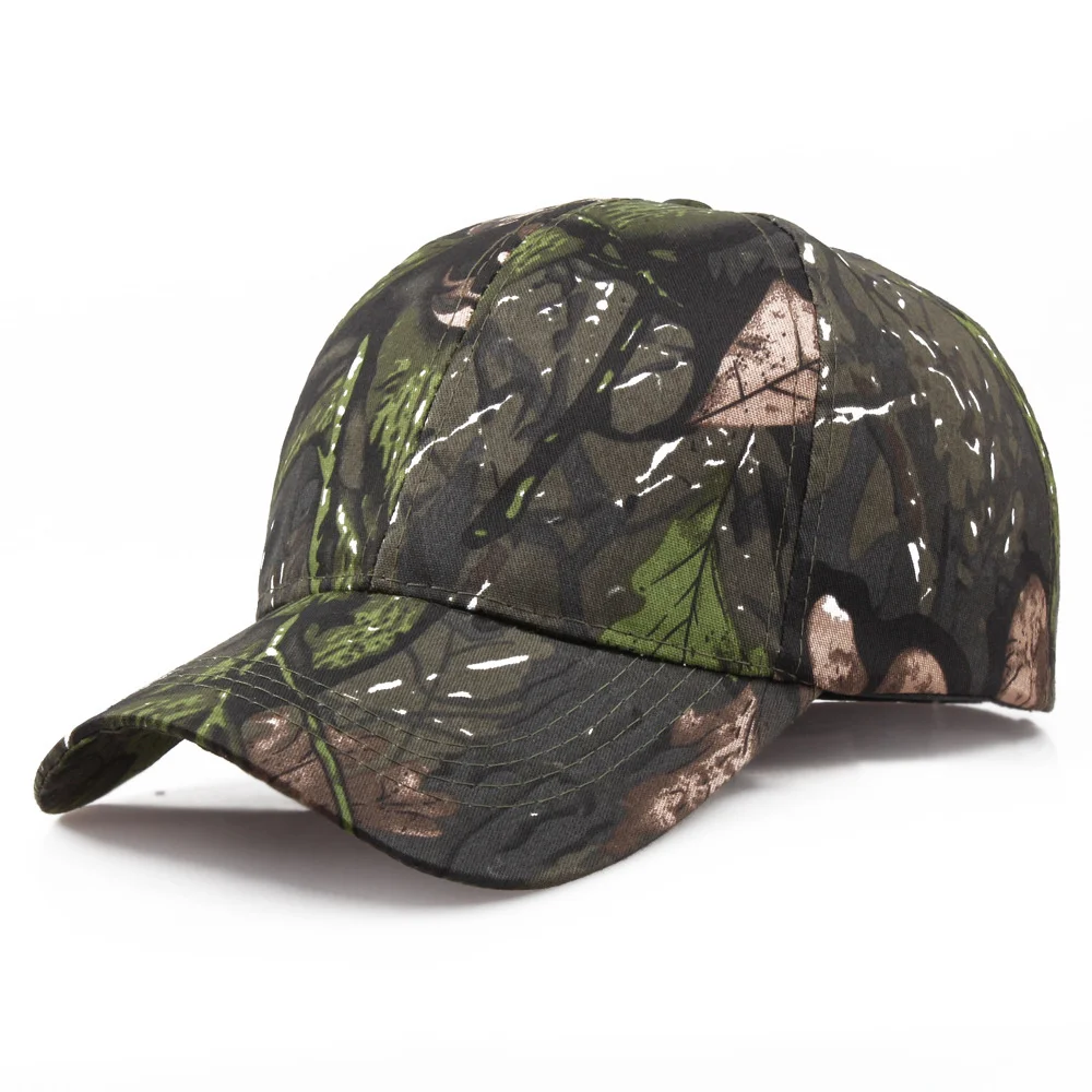 7 Colors Unisex Sports Summer Outdoor Sunscreen Hat Men Casual Cap Female Unisex Camouflage Hunting Fishing Hunting Baseball Cap