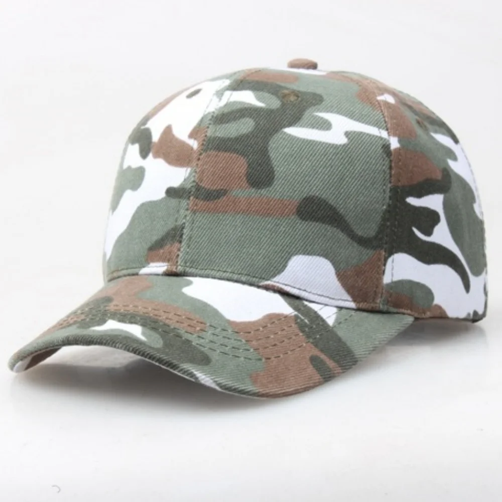 7 Colors Unisex Sports Summer Outdoor Sunscreen Hat Men Casual Cap Female Unisex Camouflage Hunting Fishing Hunting Baseball Cap