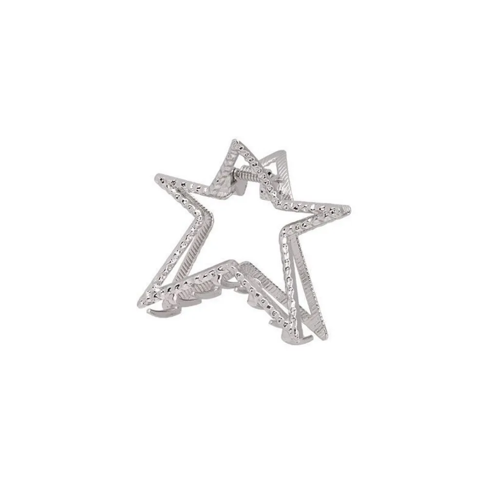 y2k Five-pointed Star New Trendy Metal Hair Claw Hairgrip Korean Hair Clip Crab Hairpin For Women Girl Hair Accessories Headwear
