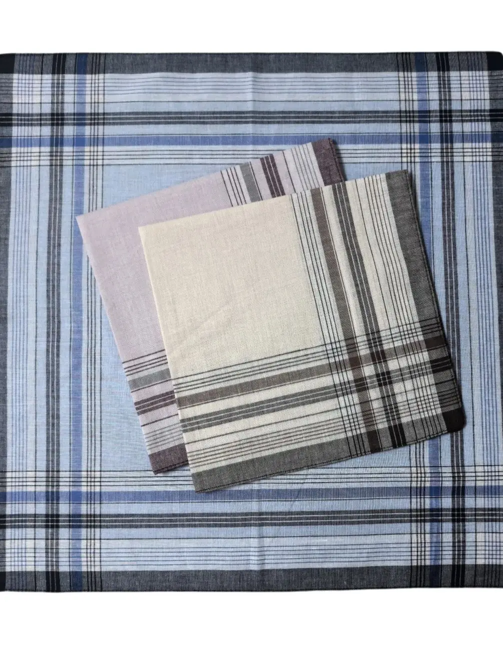 3-18PCS Vintage Satin Cotton Handkerchiefs 38cm Classic Soft Sweat Wicking Thin Version for Home Decor And Elderly Gift
