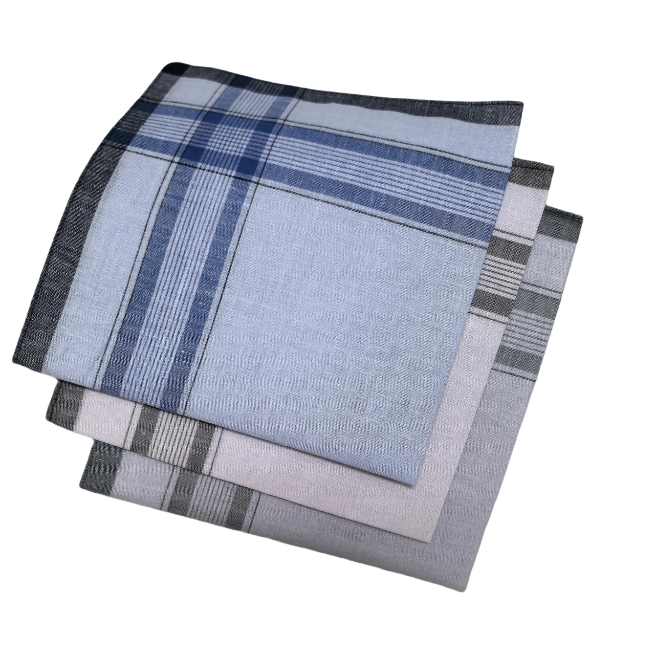 3-18PCS Vintage Satin Cotton Handkerchiefs 38cm Classic Soft Sweat Wicking Thin Version for Home Decor And Elderly Gift