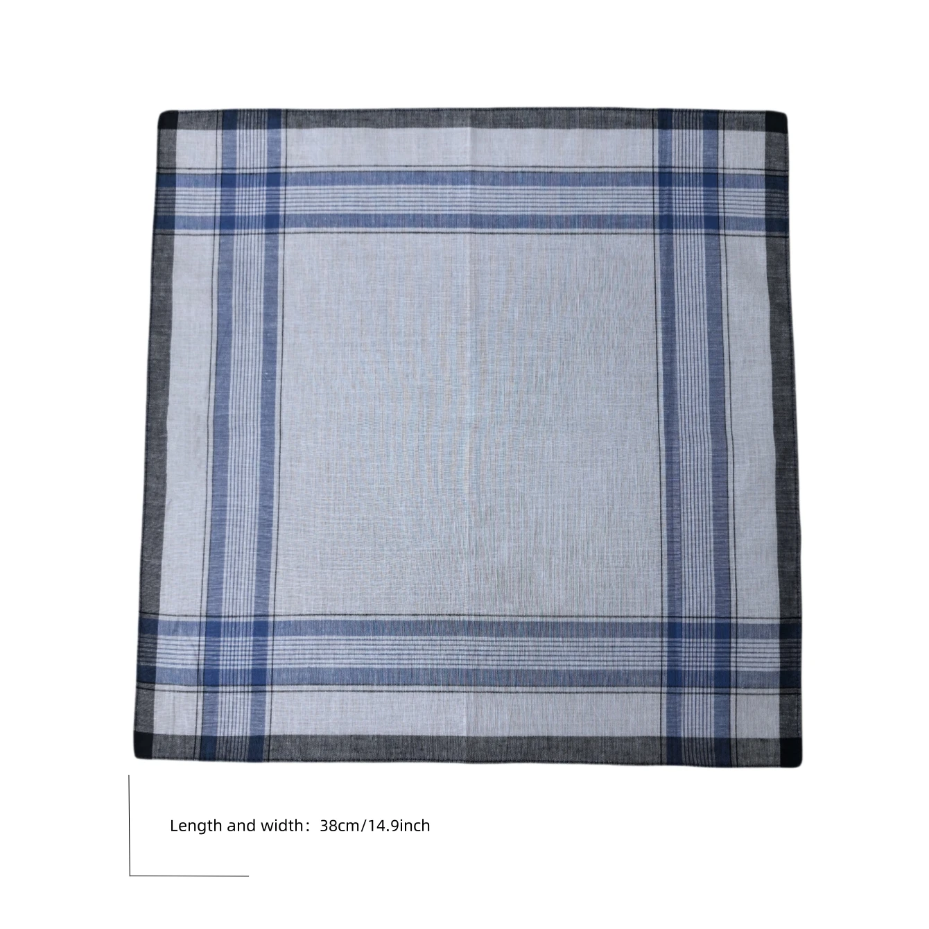 3-18PCS Vintage Satin Cotton Handkerchiefs 38cm Classic Soft Sweat Wicking Thin Version for Home Decor And Elderly Gift
