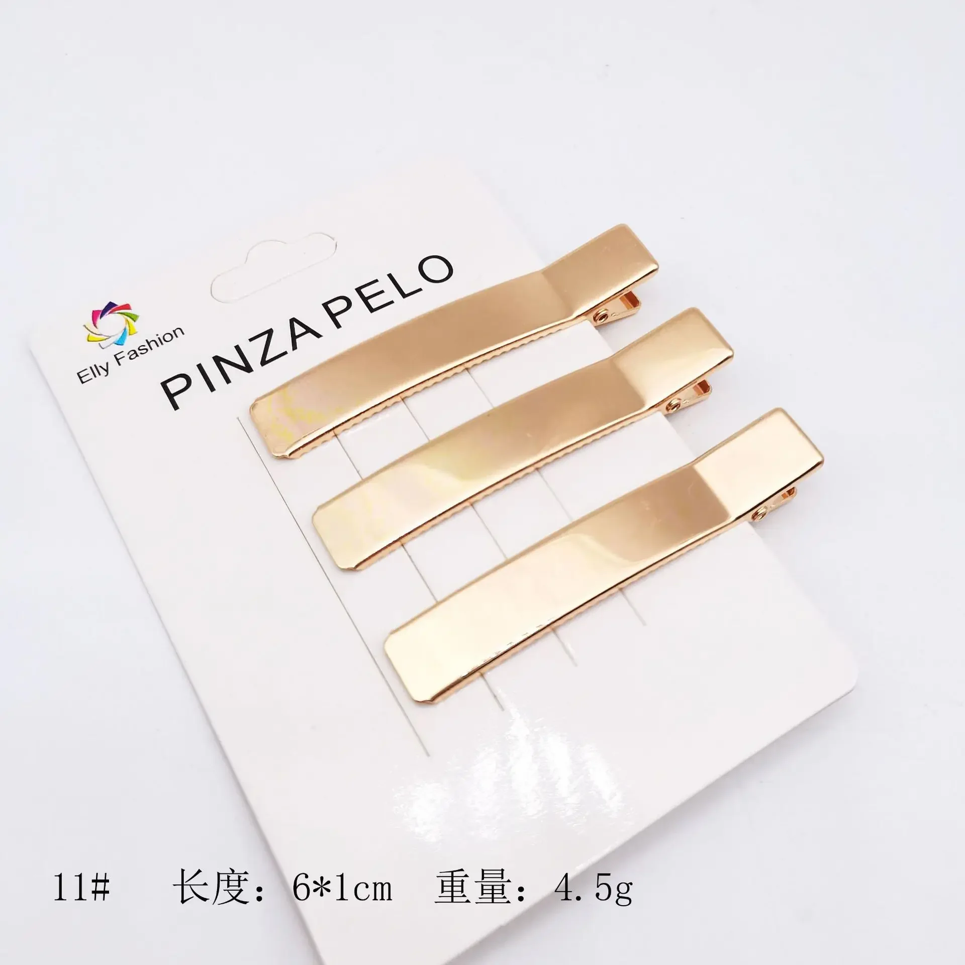 3Pcs/set Korean Metal Hairpins for Women Simple Hollow Out Bangs Side Clips Gold Color Hairgrip Broken Hair Accessories Headwear