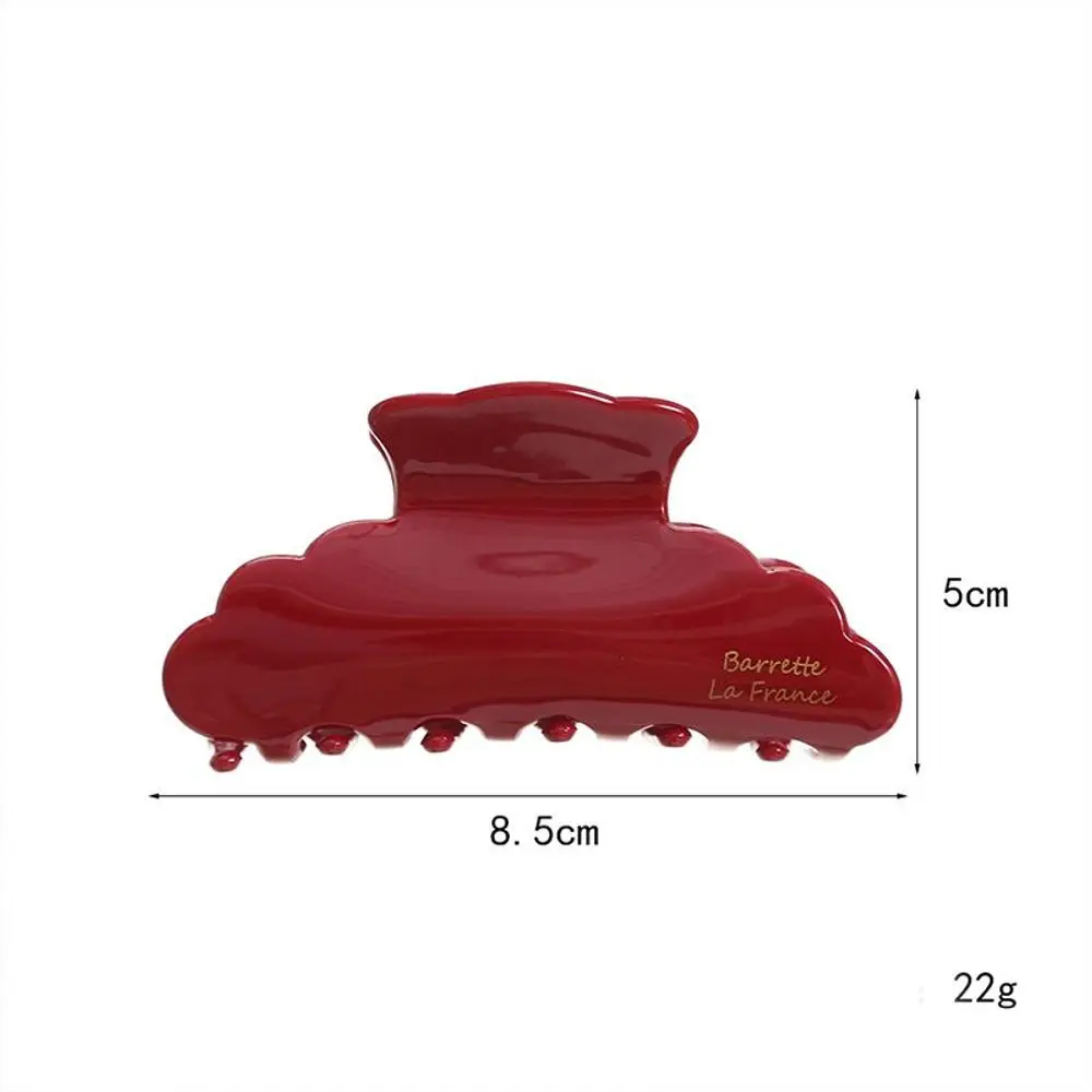 1pc New Retro Acetic Acid Grip Clip Women's Half Hair Shark Clip Medium Hair Clip Temperament Hair Clip Headpiece