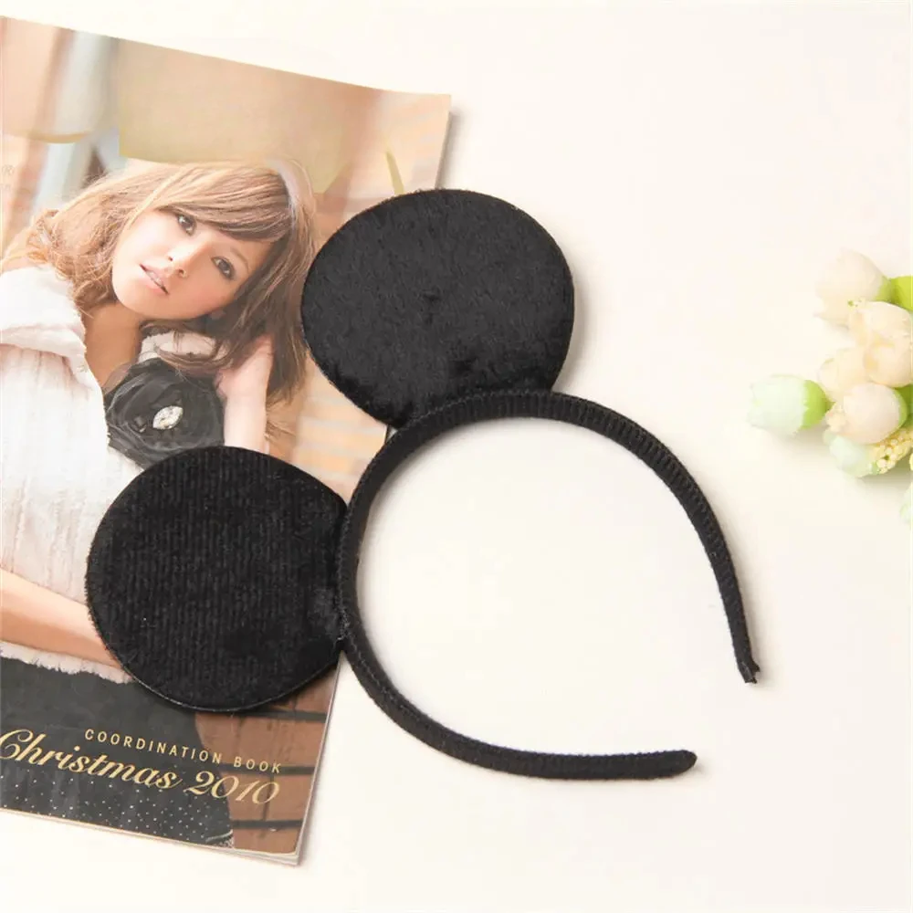 Knot Accessories Minnie Hairbands Favors Mom Lovely Ears Kids Mickey Headbands Hair Boys Party Sequin Baby Birthday Bows Girls