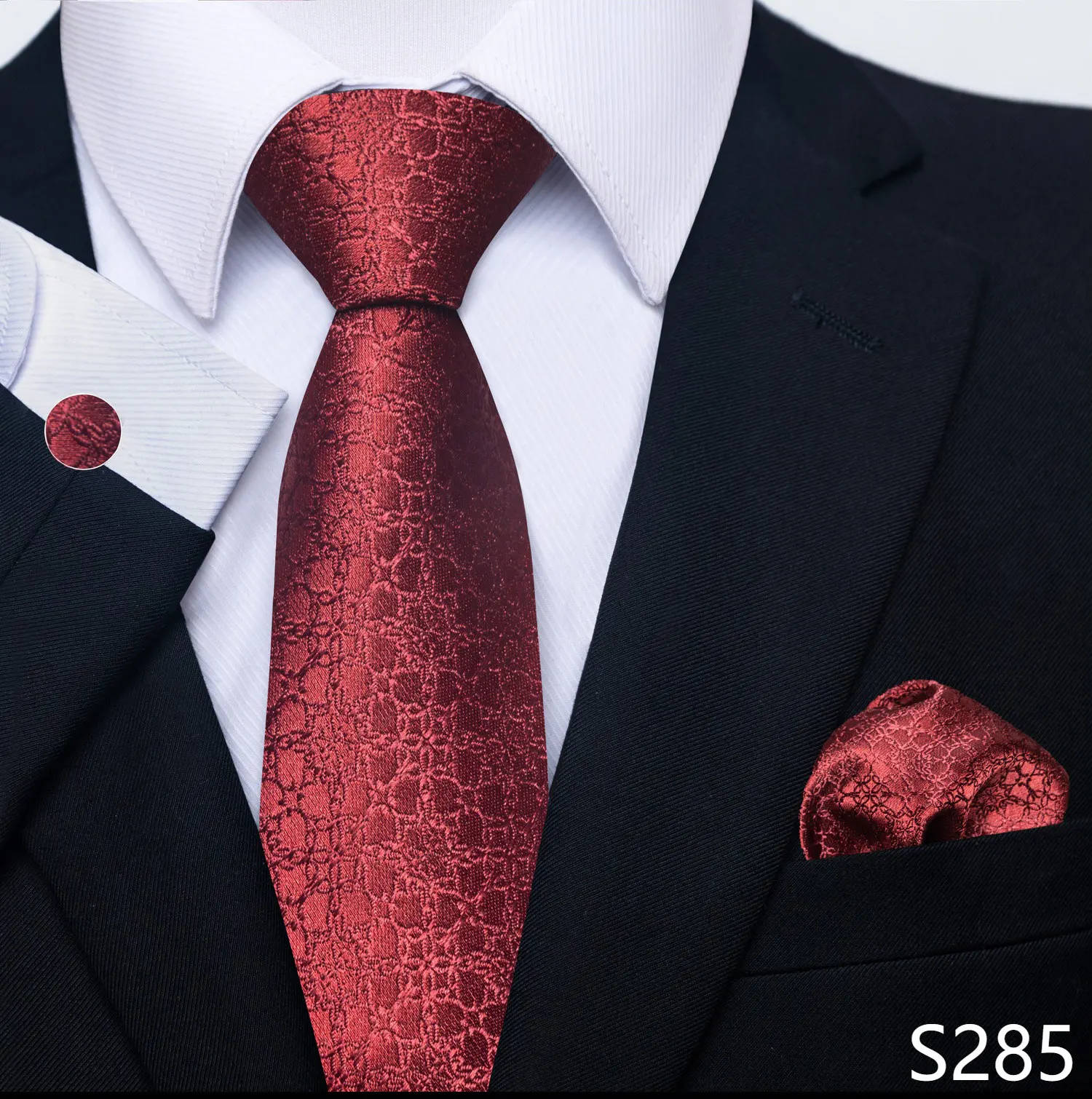 Brand Fashion 8 cm Tie Pocket Squares Set Wedding Present Necktie Suit Accessories Fit Formal Party Holiday Gift