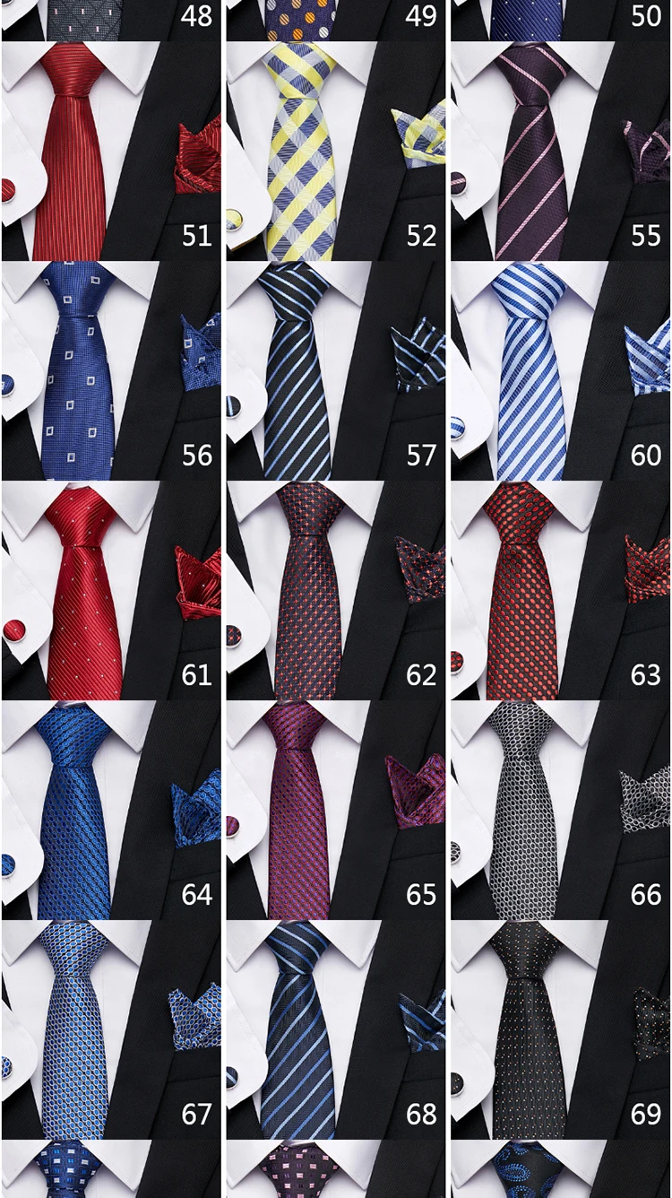 Brand Fashion 8 cm Tie Pocket Squares Set Wedding Present Necktie Suit Accessories Fit Formal Party Holiday Gift