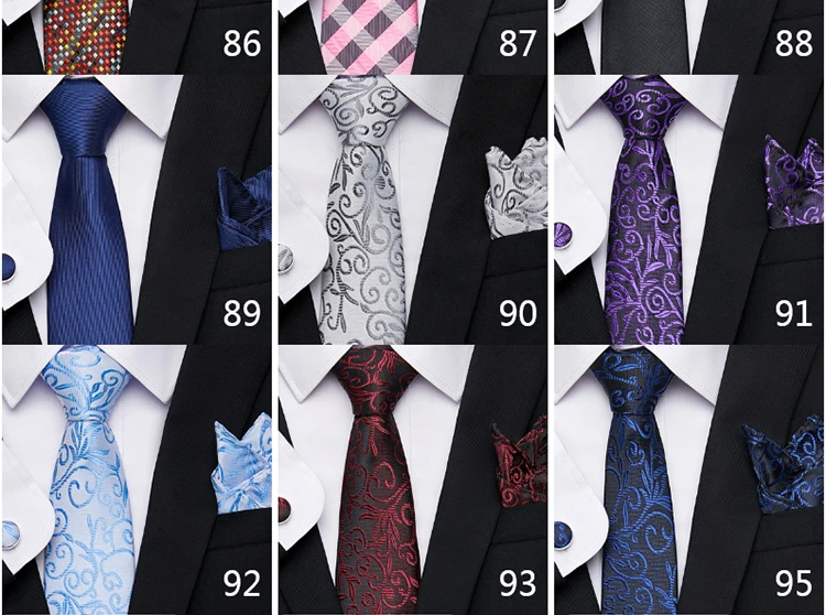 Brand Fashion 8 cm Tie Pocket Squares Set Wedding Present Necktie Suit Accessories Fit Formal Party Holiday Gift