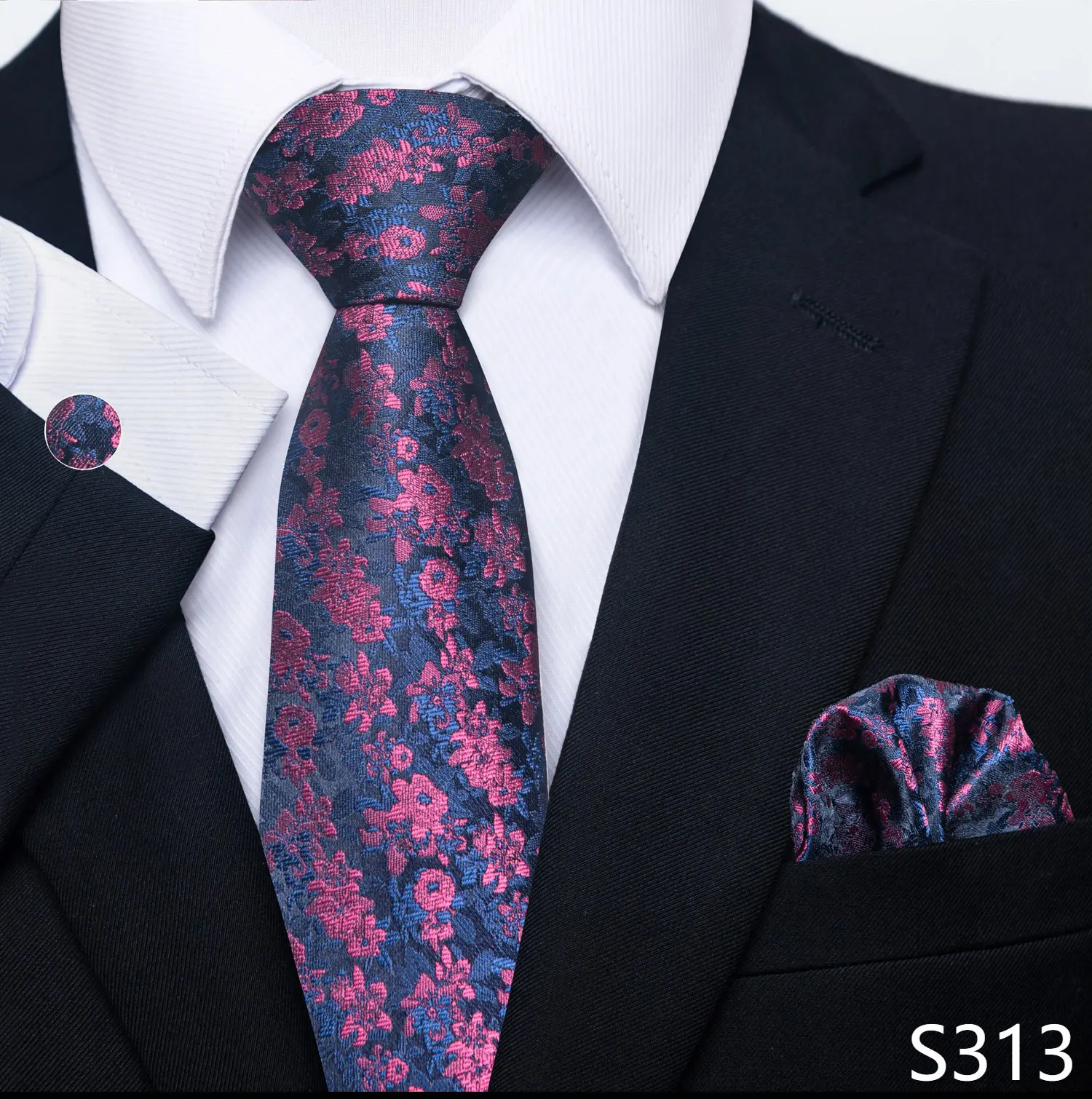 Brand Fashion 8 cm Tie Pocket Squares Set Wedding Present Necktie Suit Accessories Fit Formal Party Holiday Gift