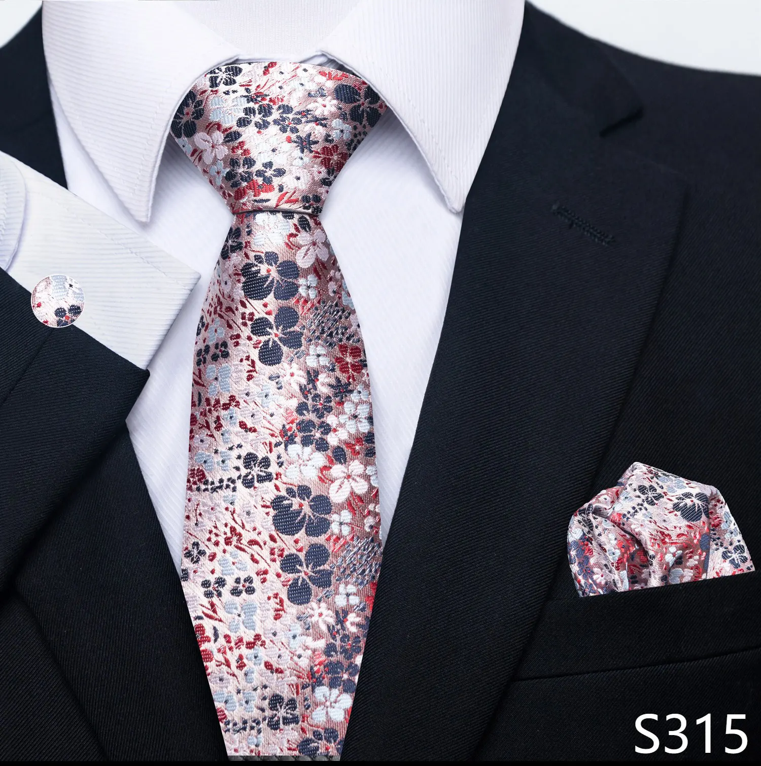 Brand Fashion 8 cm Tie Pocket Squares Set Wedding Present Necktie Suit Accessories Fit Formal Party Holiday Gift