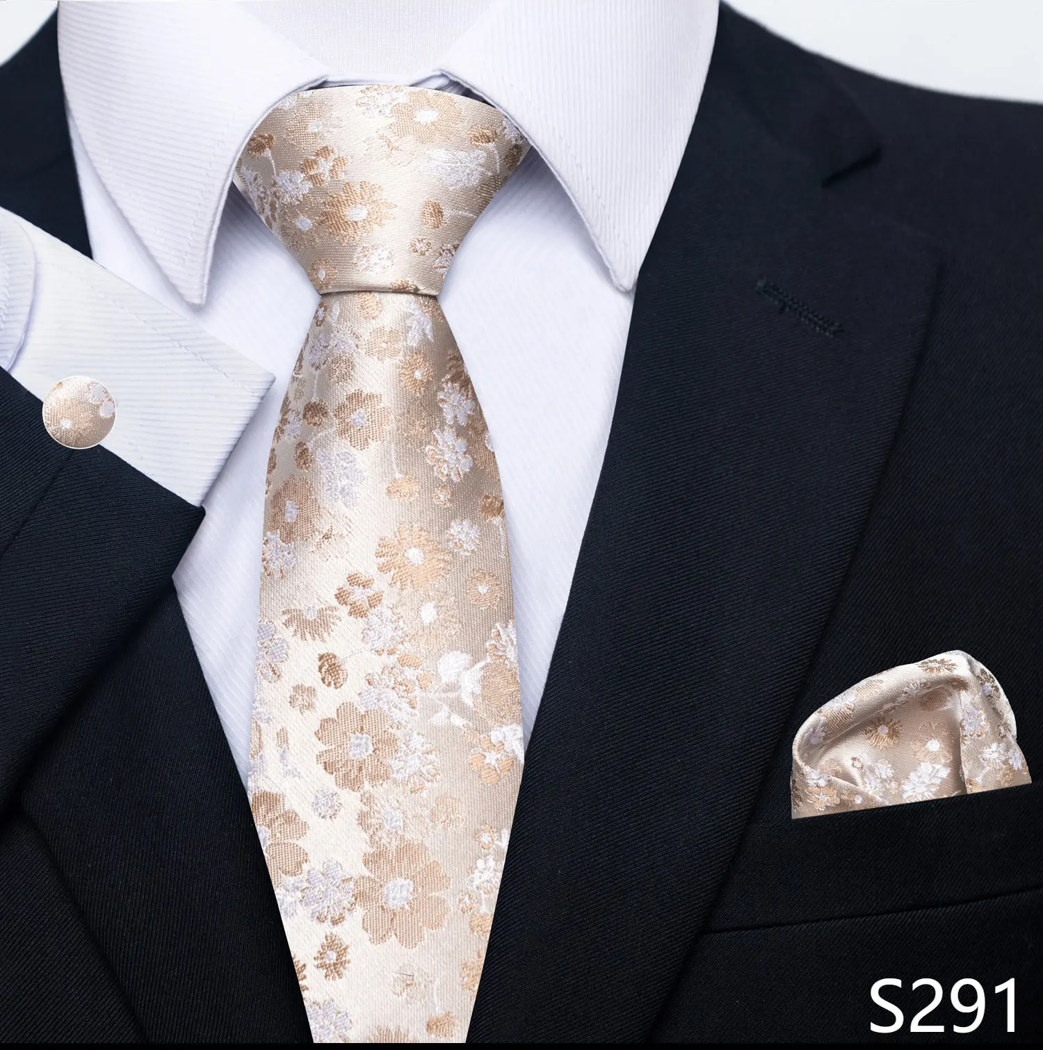 Brand Fashion 8 cm Tie Pocket Squares Set Wedding Present Necktie Suit Accessories Fit Formal Party Holiday Gift
