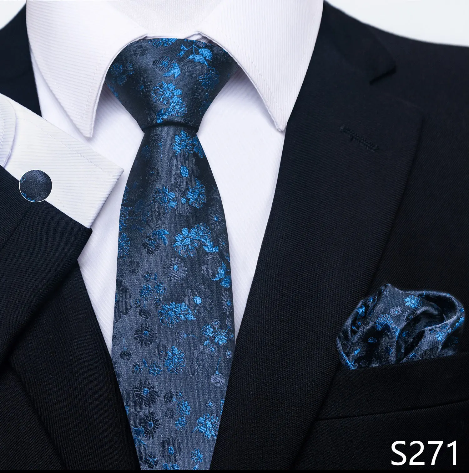 Brand Fashion 8 cm Tie Pocket Squares Set Wedding Present Necktie Suit Accessories Fit Formal Party Holiday Gift
