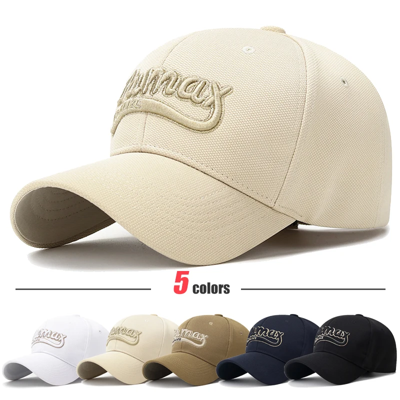 Large Head Circumference High Quality 3D Letter Embroidery Hardtop Baseball Cap Fashion Outdoor Casual Sport Sun Hat Trucker Hat