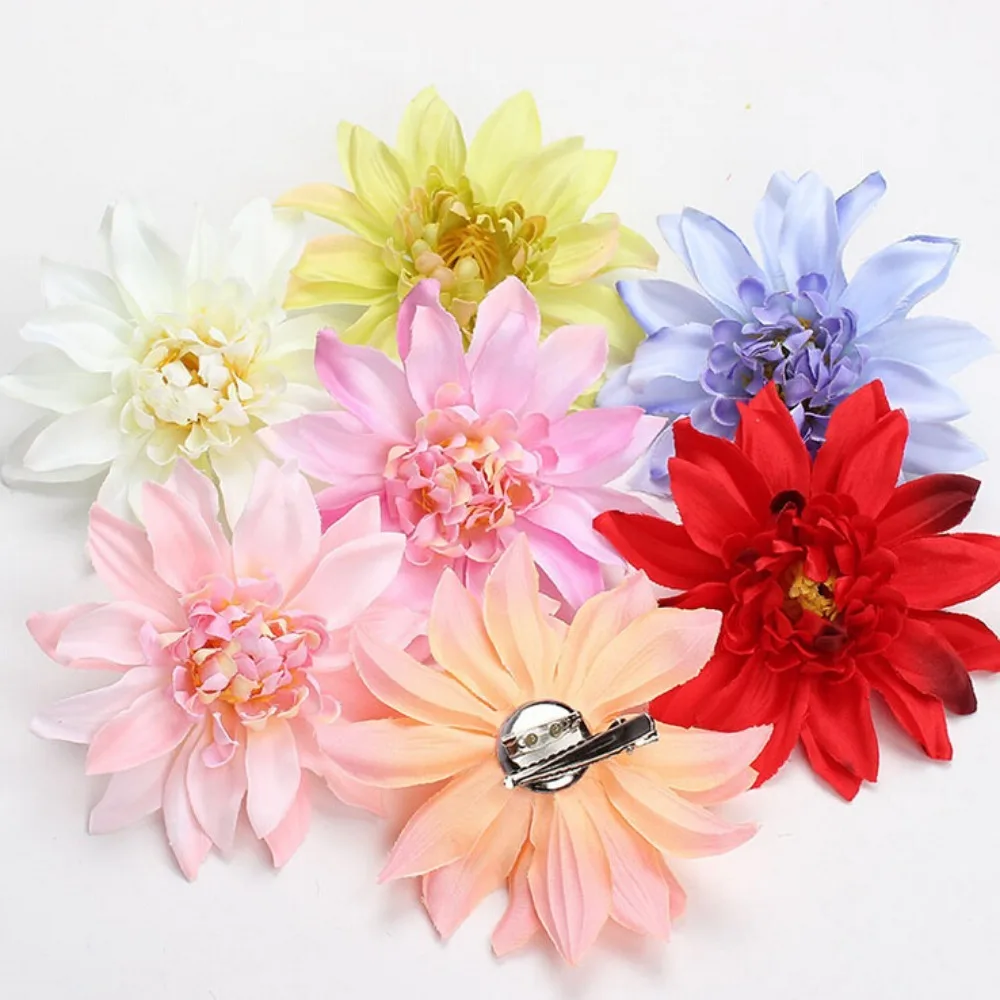 Women Flower Hair Clips Flower Brooches Bohemian Style Hair Clips For Brides Weddings Beach Parties Wedding Events Decorations