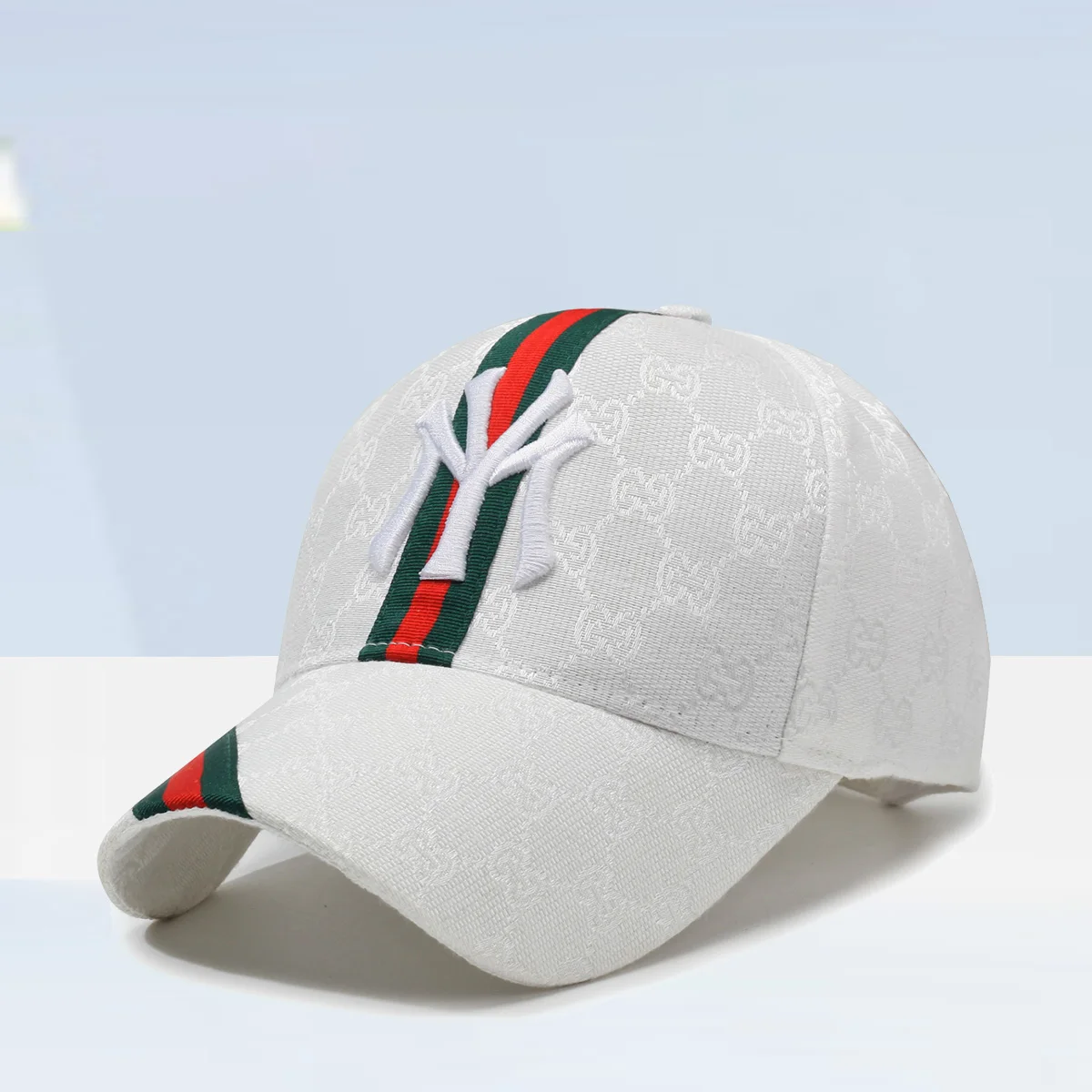 Unisex Letter Embroidery Hip-Hop Hats Outdoor Adjustable Casual Baseball Caps Sunscreen Hat