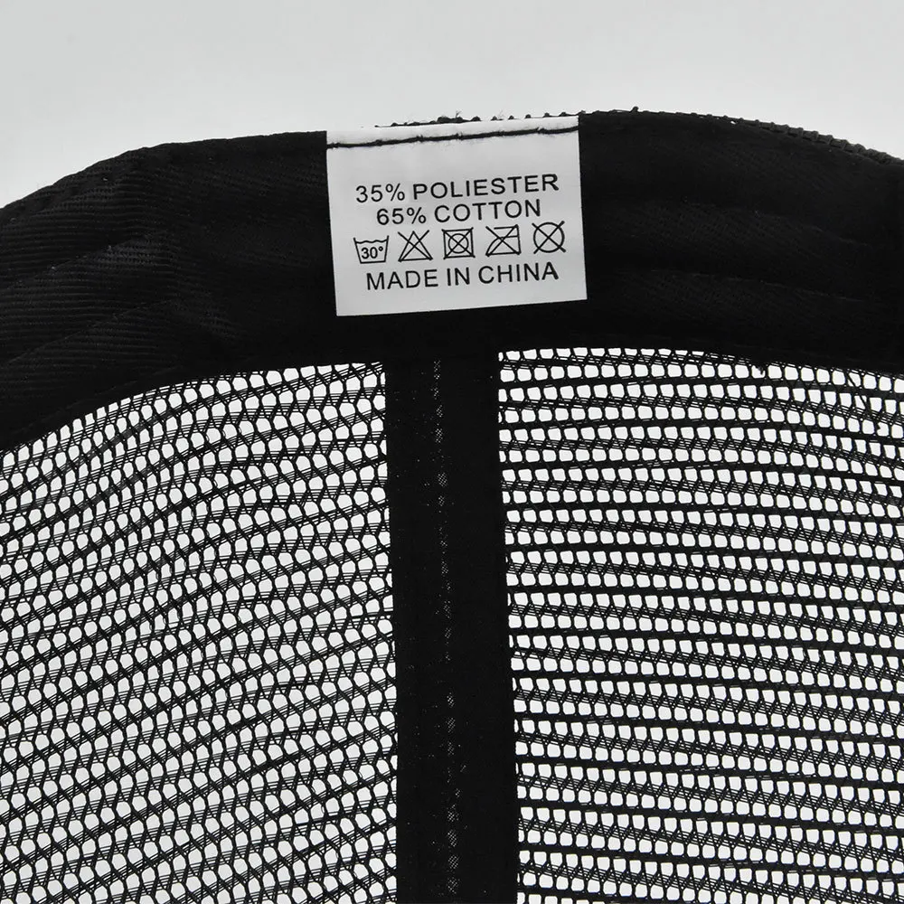 Fashion SunHat Outdoors Trucker Hat Cotton Mesh BreathableBaseball Cap Women Men Summer Sunshade MeshCap Truck Hat Cap Wholesale