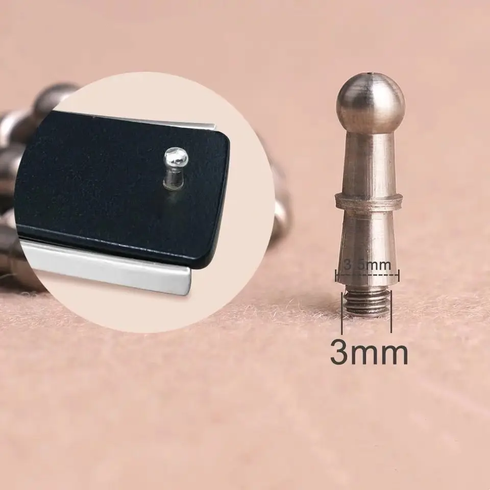 Premium Belt Repair Buckle & Screw Hardware, Luxury Metal Fittings for Durable Belt Maintenance