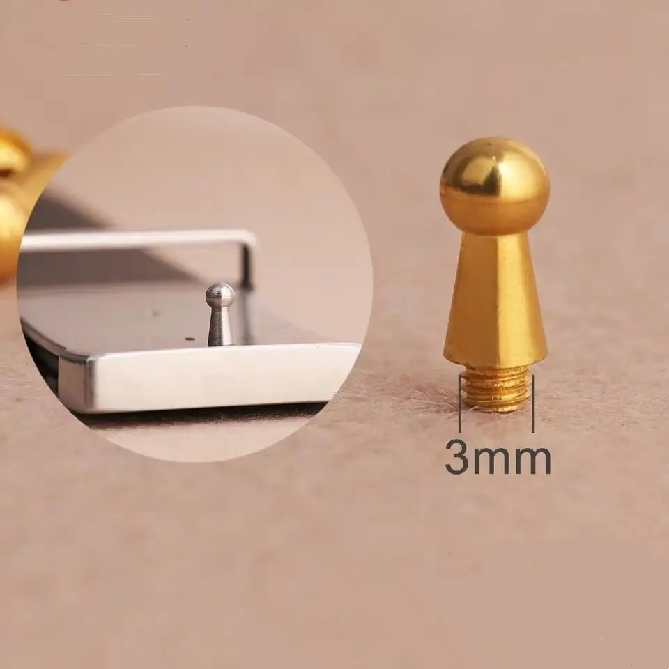 Premium Belt Repair Buckle & Screw Hardware, Luxury Metal Fittings for Durable Belt Maintenance