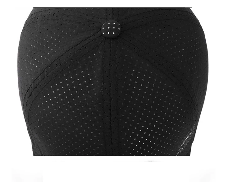 Unisex Quick Dry Baseball Cap Men Summer Print logo Outdoor Sport Running Hat Women Custom Breathable Mesh Sun Hats