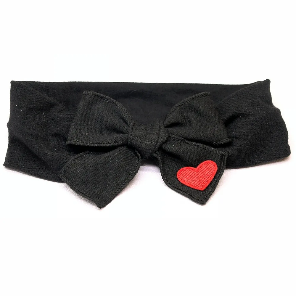 New Cotton Babyband heart bow elegant headband fashion children hairband hair accessories baby clip OEM freshhairband