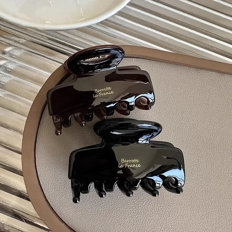 5.5cm Long Acetate Fiber Hair Clip Red Hair Clip Suitable for Girls and Women As A Hair Accessory Korean Style Fashion