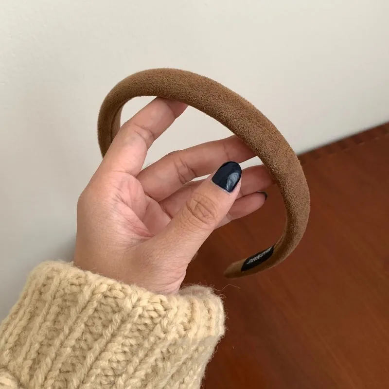 New Fashion Girls Hairband Solid Thin Hair Bands Hoop for Women Vintage Soft Elastic Headband Fashion  Headwear Hair Accessories