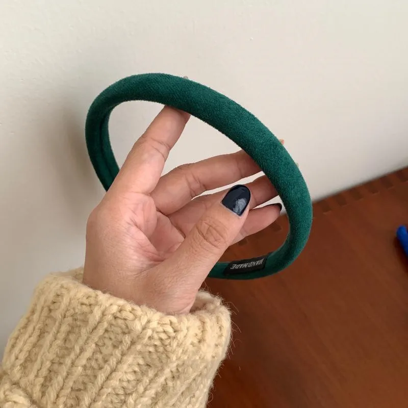 New Fashion Girls Hairband Solid Thin Hair Bands Hoop for Women Vintage Soft Elastic Headband Fashion  Headwear Hair Accessories