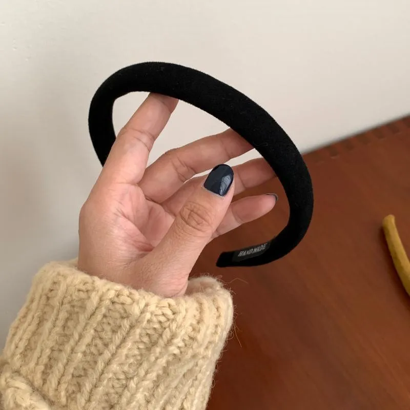 New Fashion Girls Hairband Solid Thin Hair Bands Hoop for Women Vintage Soft Elastic Headband Fashion  Headwear Hair Accessories