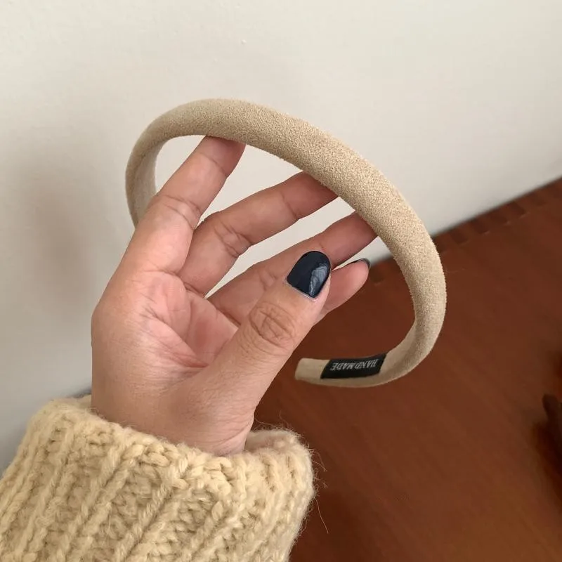 New Fashion Girls Hairband Solid Thin Hair Bands Hoop for Women Vintage Soft Elastic Headband Fashion  Headwear Hair Accessories