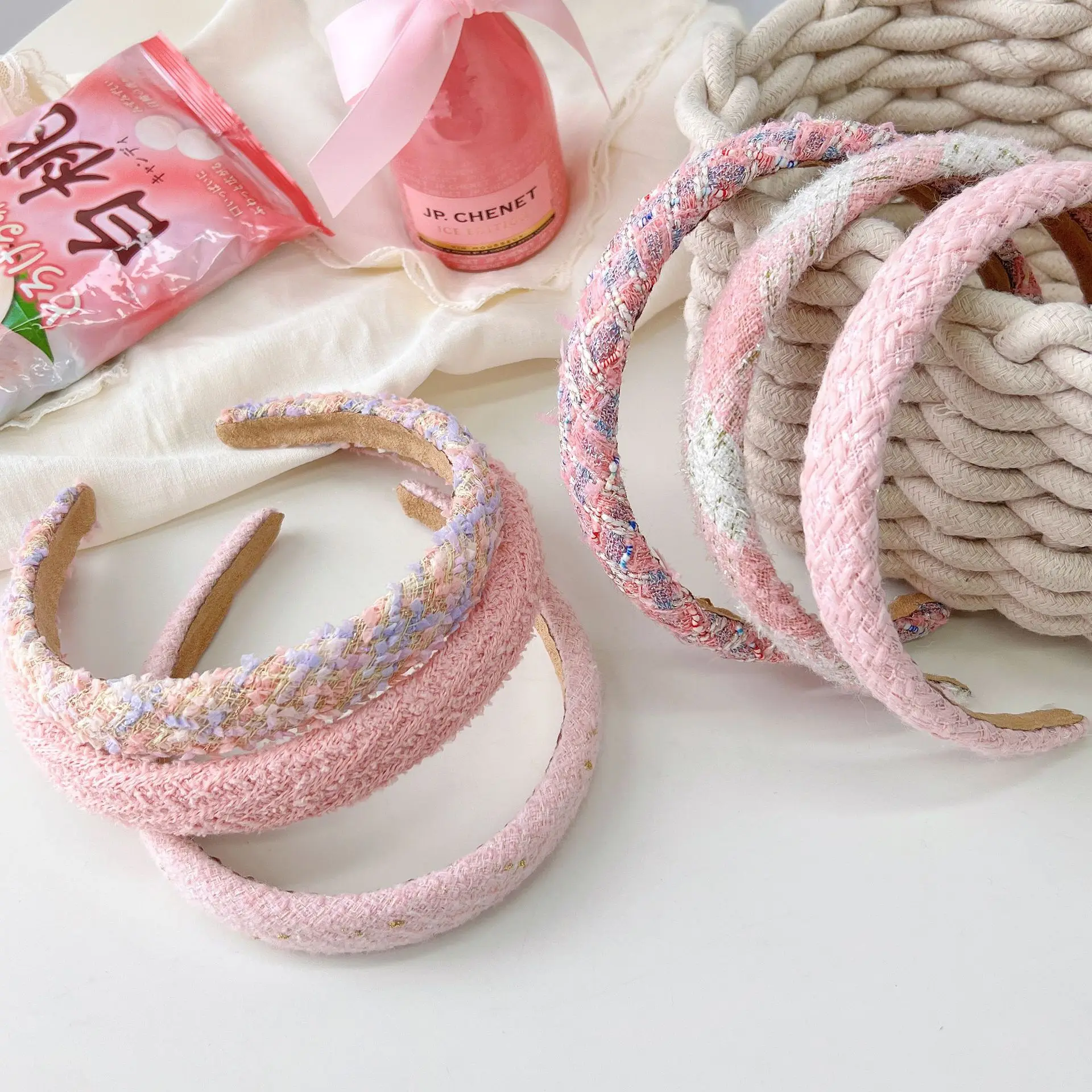 New Fashion Girls Hairband Solid Thin Hair Bands Hoop for Women Vintage Soft Elastic Headband Fashion  Headwear Hair Accessories