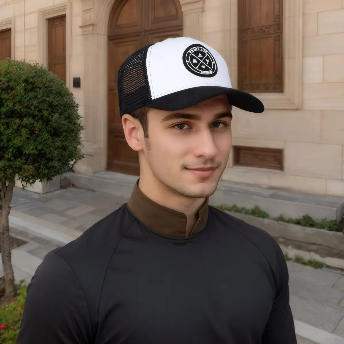Unisex 5 panel Mesh Suede Trucker Hat Men Baseball Cap Spring Summer Breathable Sports Hats